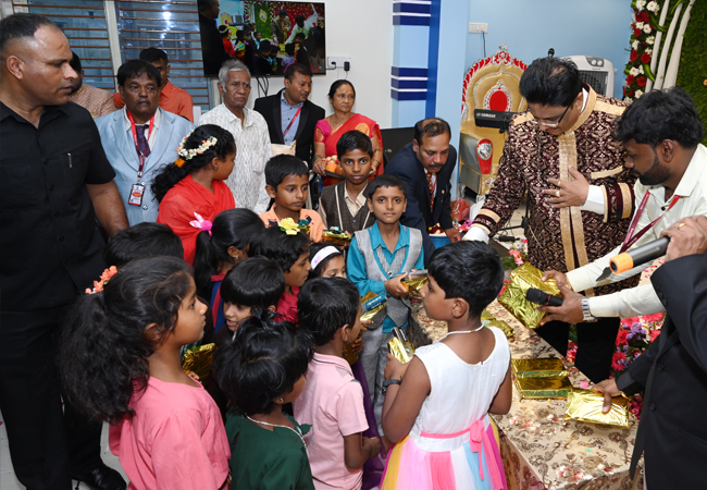 Bro Andrew Richard celebrates his 60th Birthday with grandneur amidst a large number of devotees here on Sunday, 16th, 2023, at Grace Ministry Prayer Centre Budigere in Bangalore with a myriad of wishes.